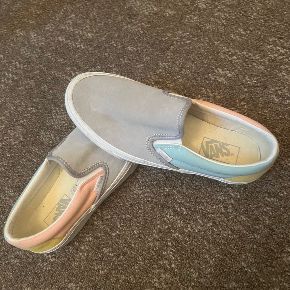 Pastel Color Block Vans - image 6